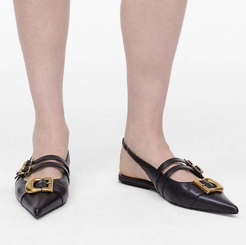 Marc Jacobs The Doll Shoe Slingback Flats 38